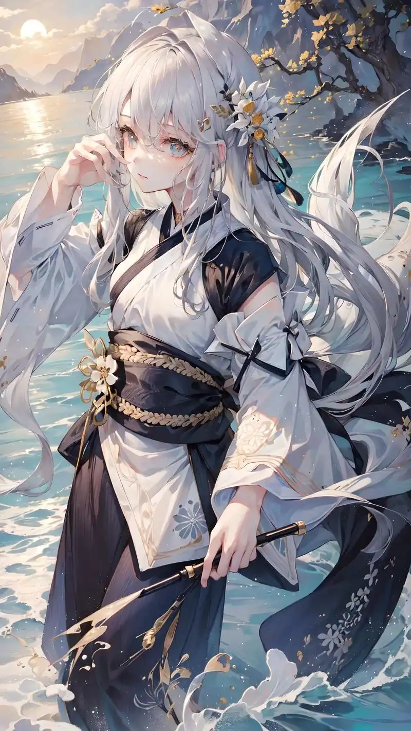 二次元/ai绘画第十弹:神明少女.#二次元 #治愈系 #动漫 - 抖音