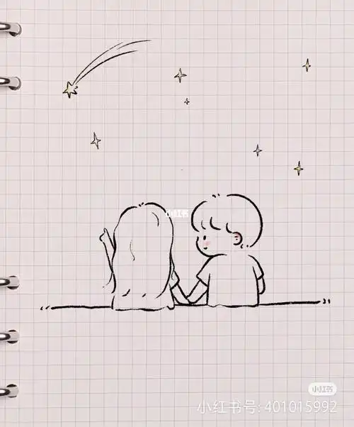 简笔画手绘简笔画手绘恋爱眼镜我的恋爱日记文化绘画