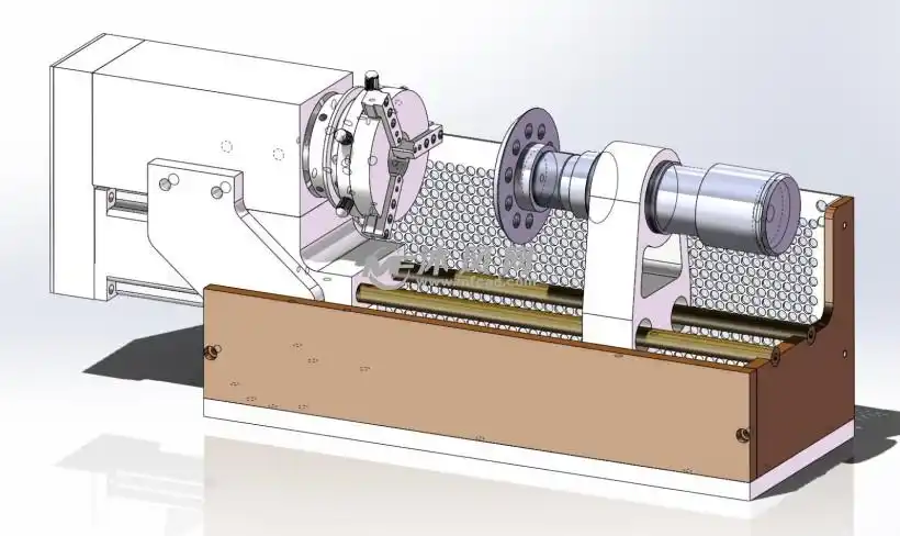 激光切割旋转夹具