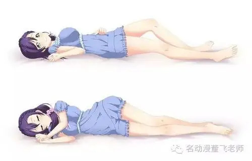 女生躺姿绘画参考,妹子太苏了,受不了