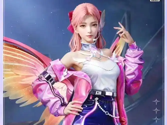 和平精英电糖天使,6套角色皮肤,都好看