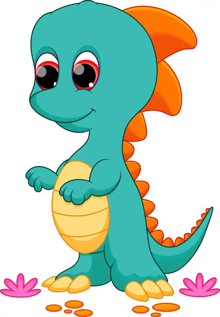 恐龙卡通,可爱恐龙卡通