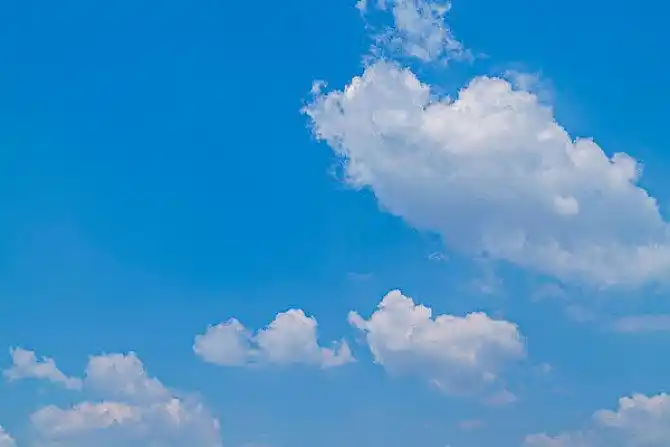 天蓝色图片_全景网