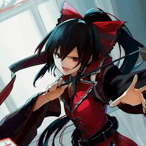 东方project博丽灵梦动漫头像动漫女头