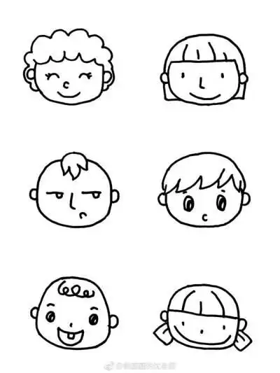 卡通小人简笔画卡通小人物简笔画可爱