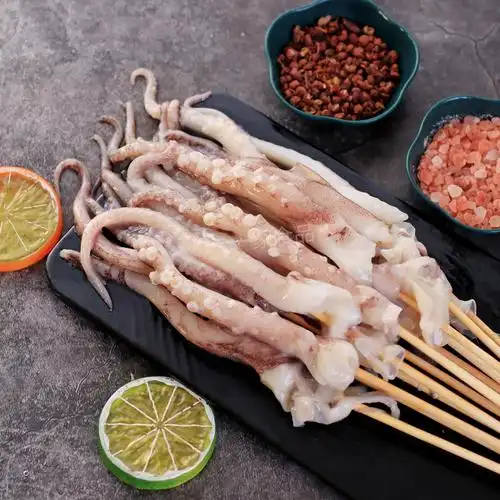 鱿鱼星来手把须串10g海鲜串烧烧烤铁板食材冷冻鱿鱼