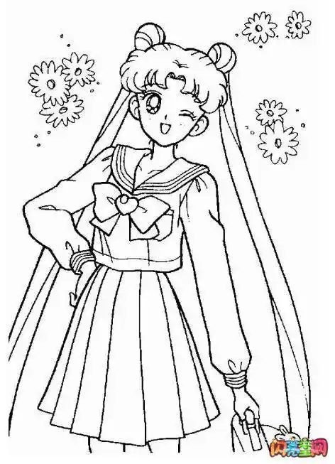 简笔画动漫人物 简笔画动漫人物女孩