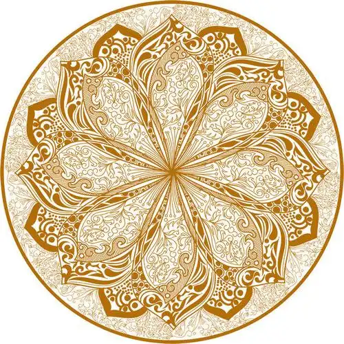 欧式对称花纹矢量素材