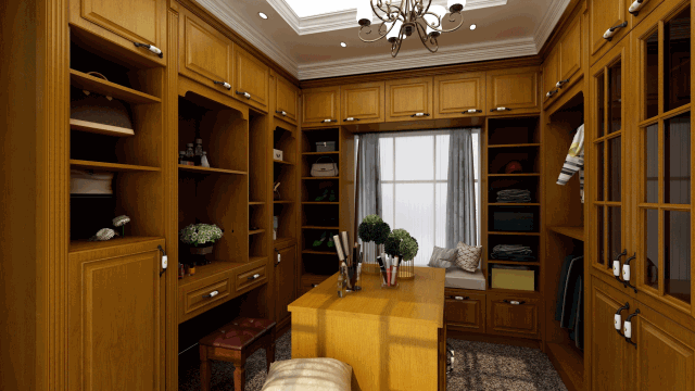 伯美莱全屋定制——美式衣柜