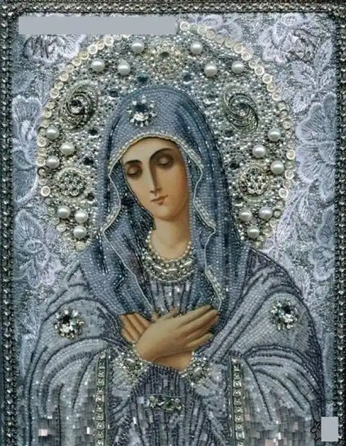 工艺品|刺绣东正教圣母圣像.