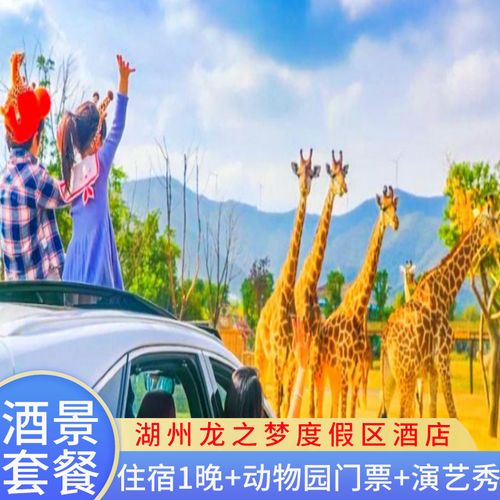 湖州太湖龙之梦钻石酒店住宿含双人早餐 大马戏/动物园门票亲子游