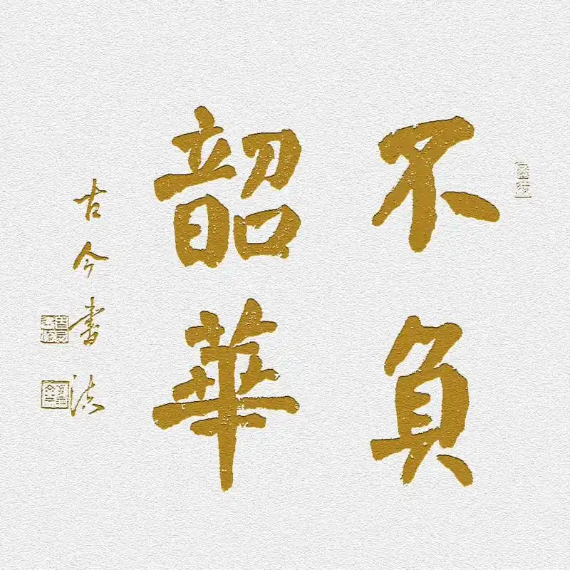 四字颜体楷书作品 - 抖音