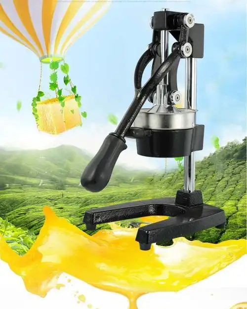 手动榨汁机商用不锈钢橙子压榨挤水果蔬炸石榴渣汁分离果汁器家用 (桔