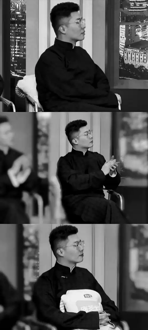 有没有德云社成员很霸气的黑白图片