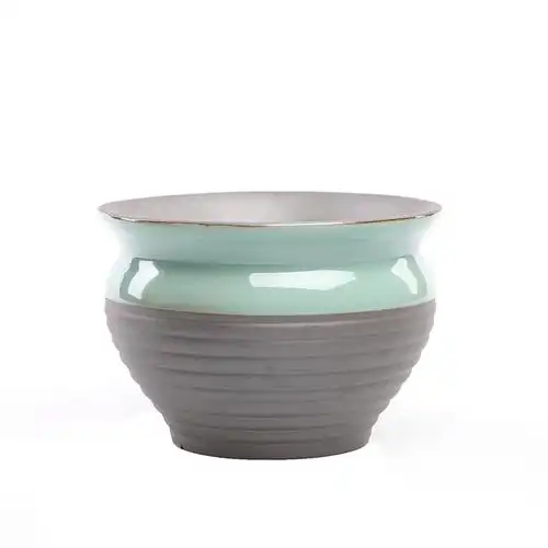 哥窑多肉花盆陶瓷透气复古老桩创意小花盆中国风单品花盆特价清仓