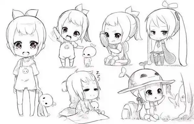 q版漫画-花瓣网|陪你做生活的设计师 | q版人物简笔画