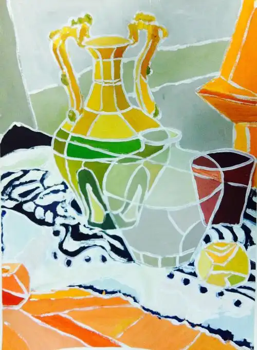 大一上学期的静物色彩