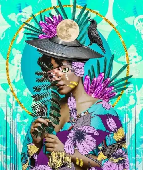 立体派拼贴 (collage) 的灵感来自毕卡索和布拉克看