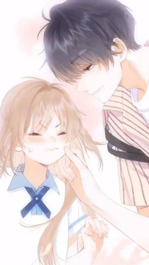 壁纸超甜动漫情侣动态壁纸系列偷偷藏不住