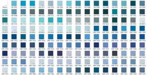 千色卡色彩体系