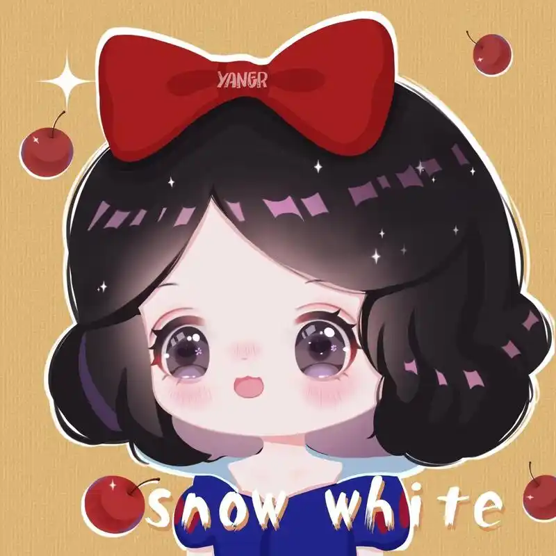 【迪士尼公主q版插画合集】|附原图 78每个女孩都有一个公主梦94