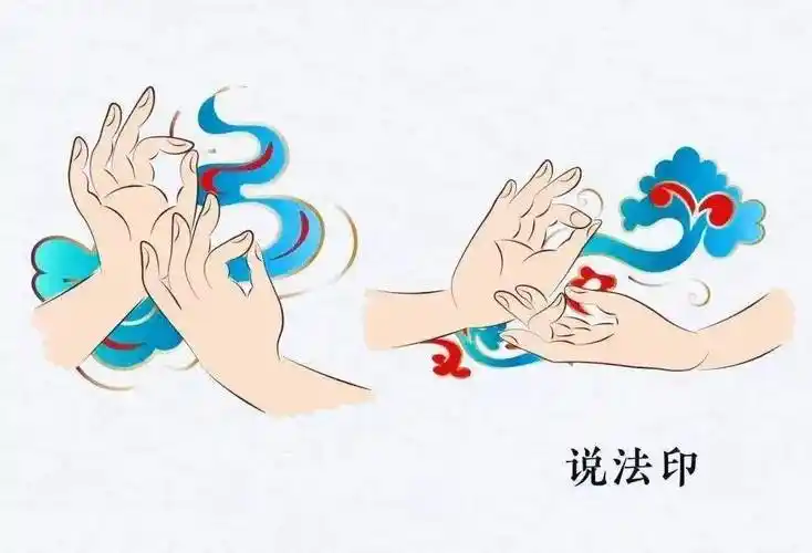 诸佛菩萨种种"手语" ,皆为福佑众生_说法_手印_拇指