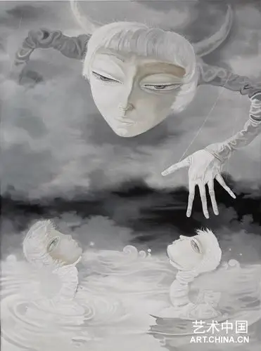 恶魔 230x170cm 布面油画 2007 the devil