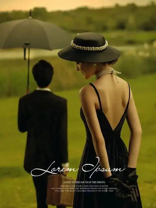 赫本风婚纱照