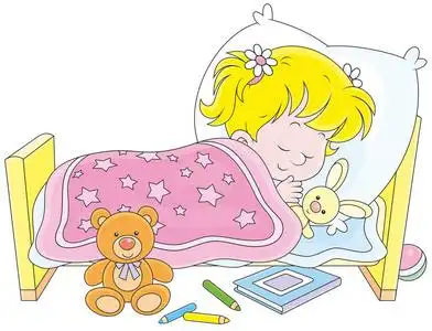 婴儿床睡觉图片