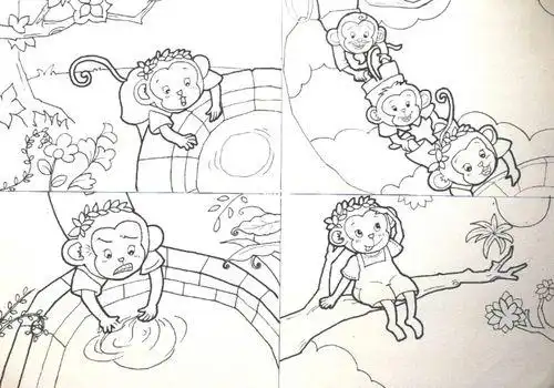 连环画四格简笔画搞笑内容有校园生活画出来 药学院举办第二届四格