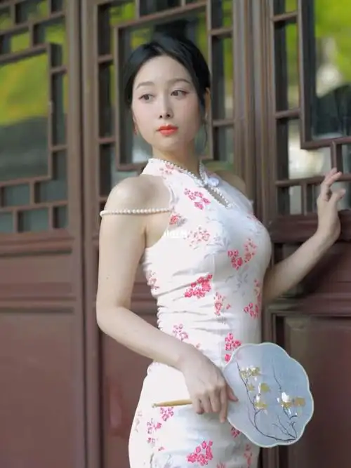 旗袍人像写真拍摄花絮