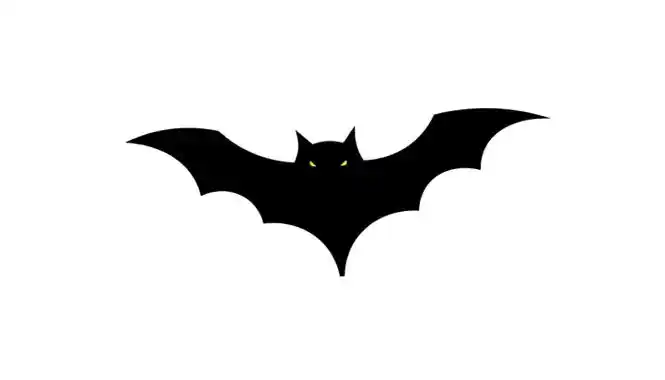 万圣节蝙蝠简笔画