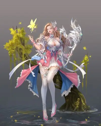 韩国画师shumolly性感熟女美女原画插画