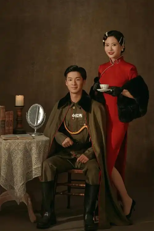 军阀婚纱照民国风婚纱照