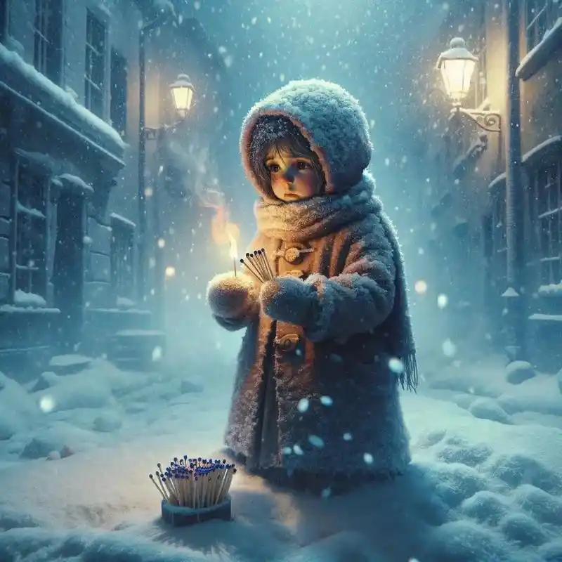 gpt之卖火柴的小女孩!#chatgpt #ai绘画 #ch - 抖音
