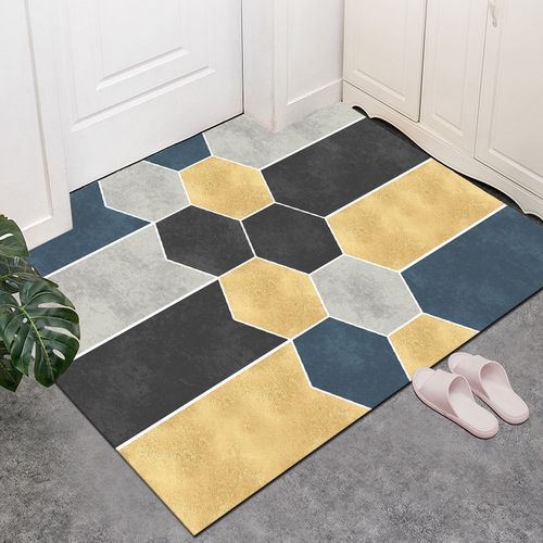 进门口地垫现代简约入户门地毯家用卧室客厅门垫防滑吸水脚垫免洗