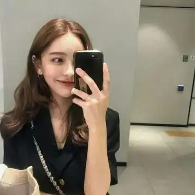 霸气对着镜子拍照女生头像高清对着镜子拍照的酷头像图片