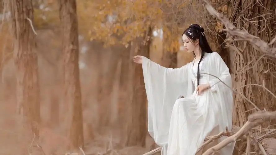 白衣飘飘小仙女温婉汉服写真