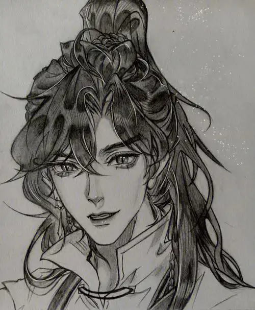 天官赐福花城临摹