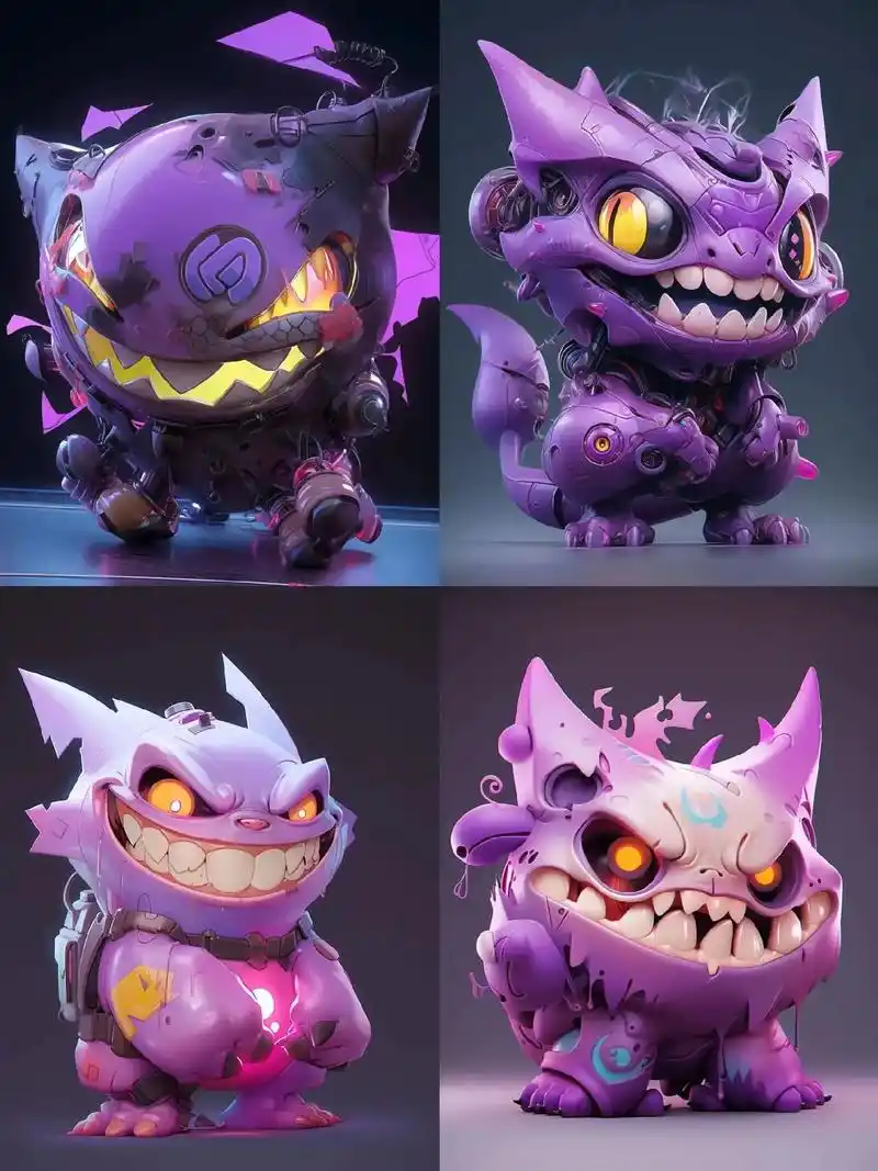 不一样的耿鬼!鬼斯-鬼斯通-耿鬼三形态,最后一张有没一点像白 - 抖音