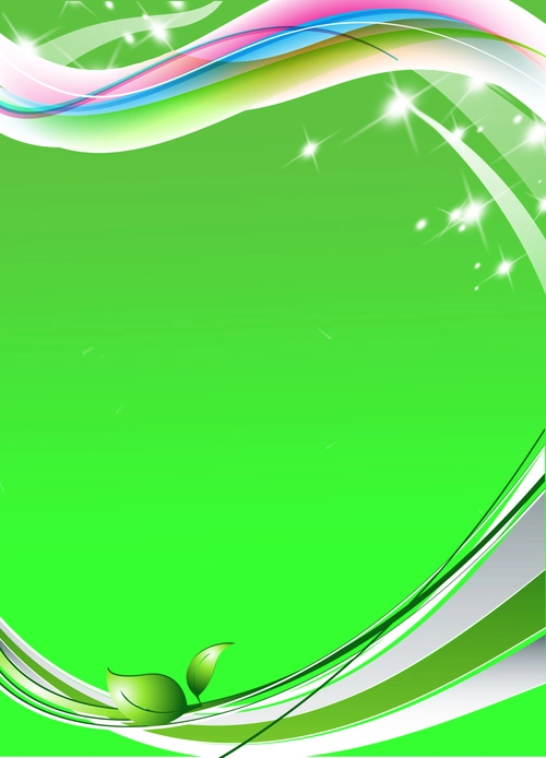 绿色精美展板背景