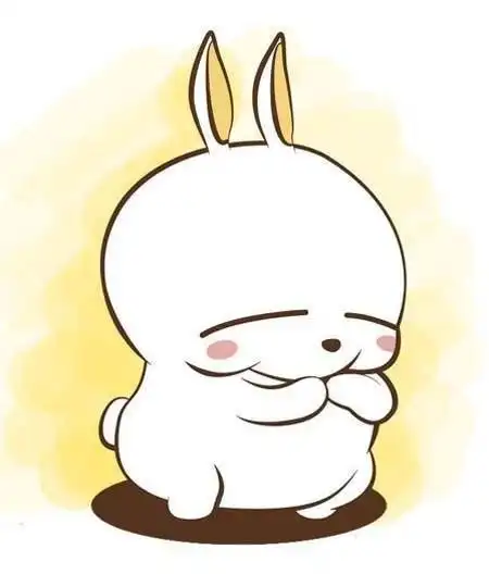 手绘超萌流氓兔简笔画图片