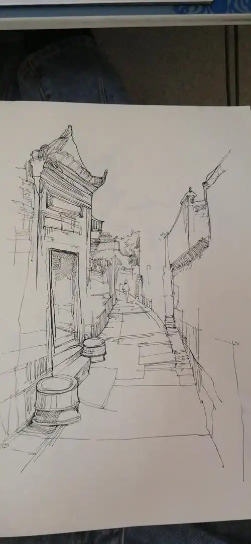 风景速写临摹|纯艺术|绘画|韵子吖吖吖 - 临摹作品 - 站酷 (zcool)