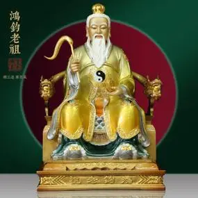 鸿钧老祖神像纯铜