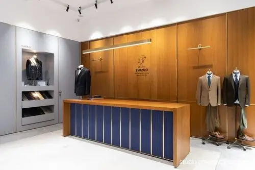 购物空间70平米装修案例_效果图 - 知作---男士工艺西装定制店 - 设计