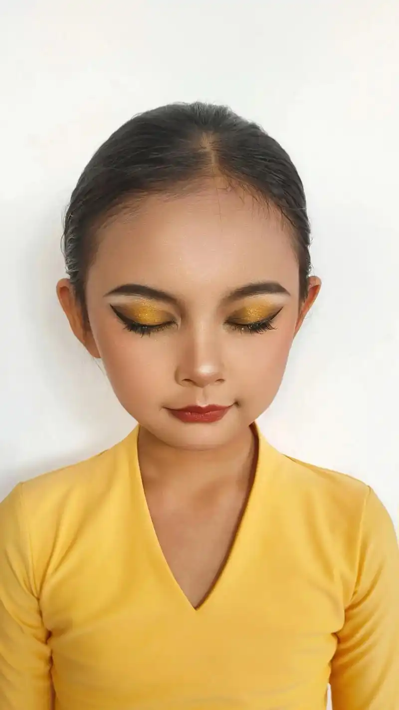 拉丁舞妆容分享.