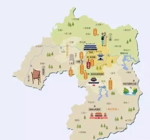 辽宁省15张旅游地图,正是用的时候!