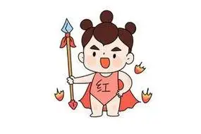 红孩儿简笔画步骤图