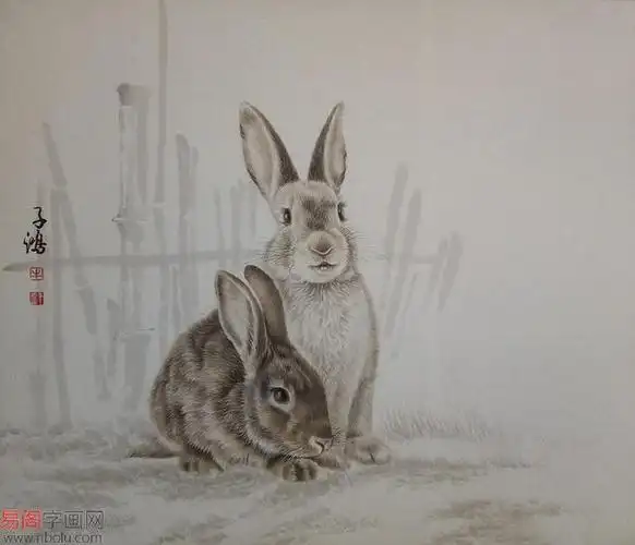 画家牛子鸿,著名工笔动物画创作家作品欣赏