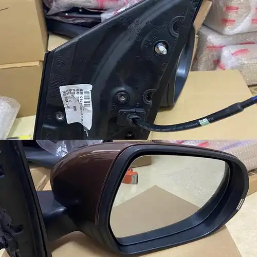 适用于1719款宝骏倒车总成后视镜摄像头反光镜带漆倒车镜